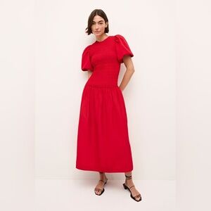 Marie Oliver Marca Dress in Lipstick Red